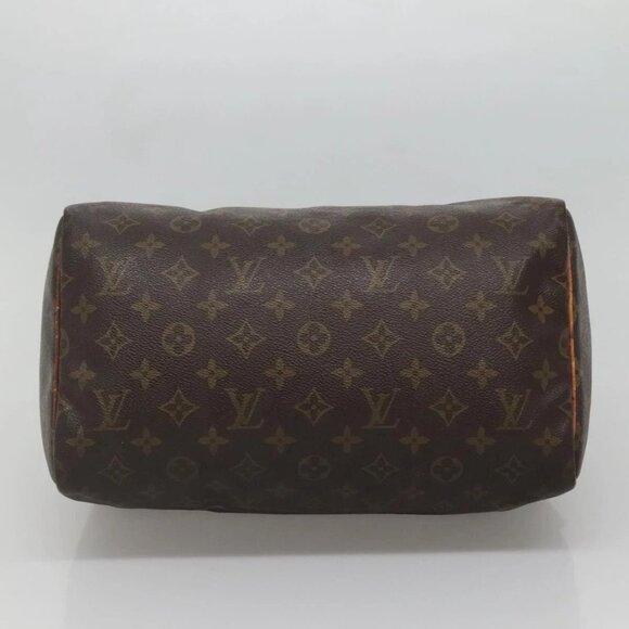LOUIS VUITTON Monogram Speedy 30 Hand Bag M41526 LV Auth 137081 - Picture 7 of 16